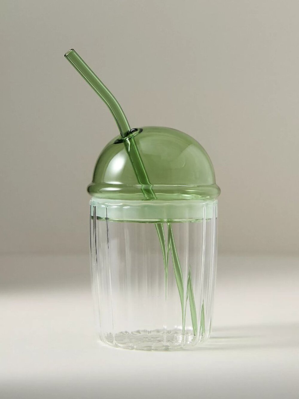 Anthropologie Dome Lid Sipper Cup, Green - Picture 2 of 3